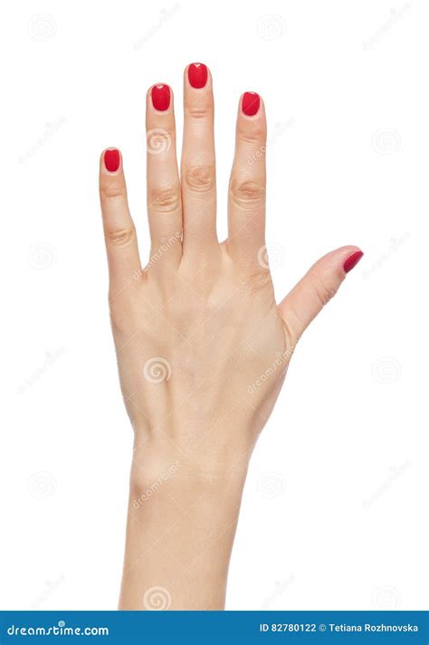 woman fingers